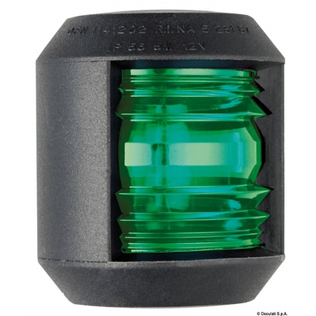 Lampa Nawigacyjna 112,5 Stopni Zielona Prawa Osculati #11.412.02